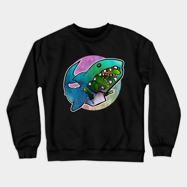 I'd rather be a Shark Crewneck Sweatshirt by RileyRiot